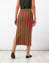 Jacquard straight skirt