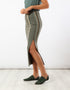 Jacquard straight skirt