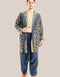 Hooded jacket with long sleeves