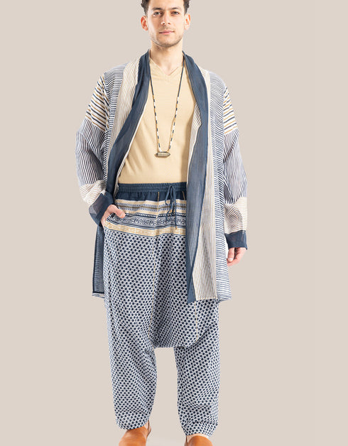 سترة بياقة شال