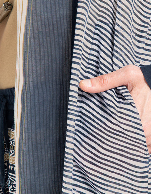 سترة بياقة شال