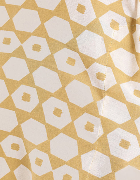 Sleeveless long dress with asymmetric hemline