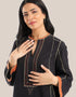 فستان طويل مع hemline غير المتماثلة