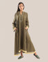 فستان طويل مع hemline غير المتماثلة