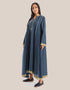 فستان طويل مع hemline غير المتماثلة