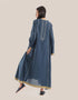 فستان طويل مع hemline غير المتماثلة