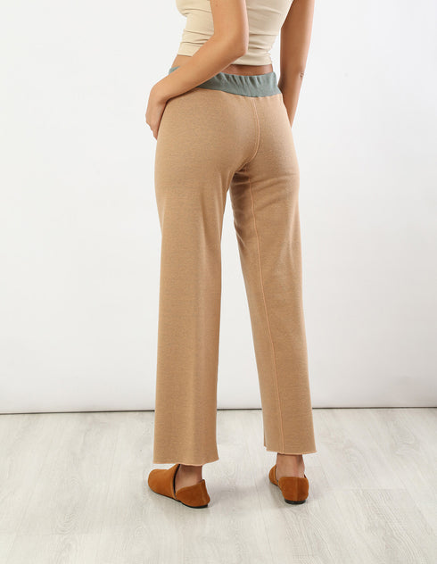 Reversible jacquard pants