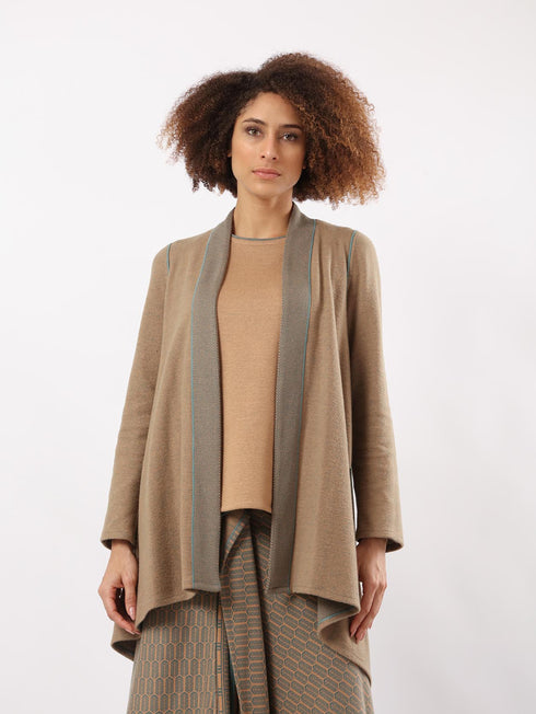 Patterned jacquard jacket