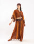 Embroidered band cotton belt