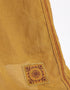 Wide leg drape waistline pants with embroidery