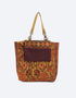 Printed padded bag with a small pouch