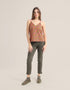 Tank Top with adjustable thin straps