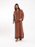 Patterned Jacquard Hooded jellabiya