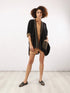 Knitted jacquard jacket