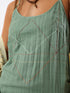 Hand embroidered cotton dress