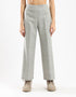 Wide leg pants with elastic on the back