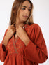 Short sleeves cotton dress