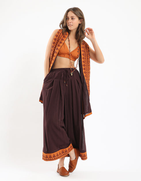 Cotton bralette with elastic straps