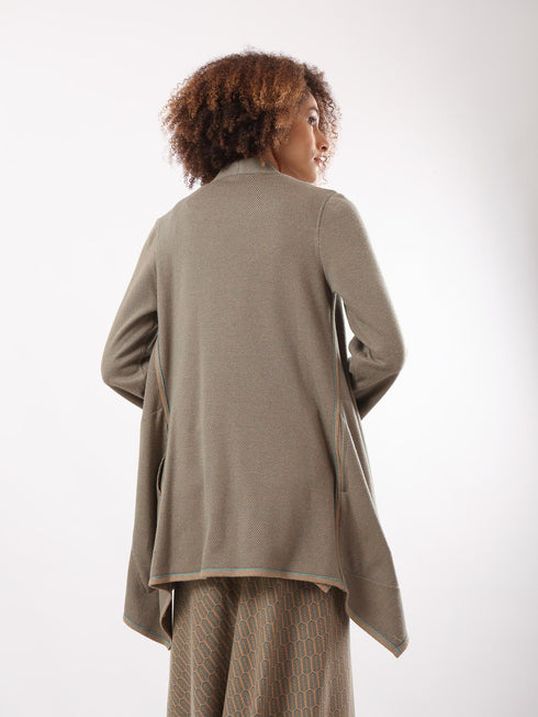 Patterned jacquard jacket