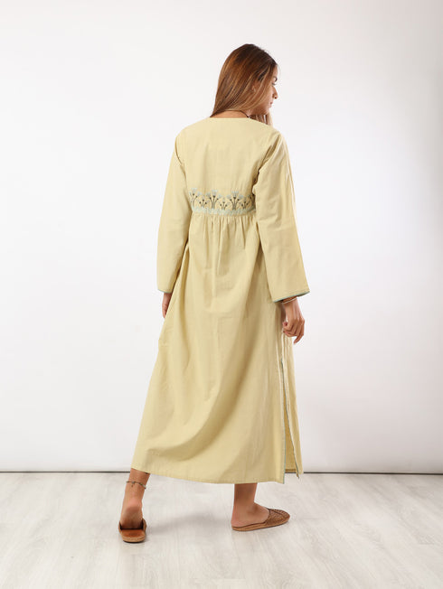 Short sleeves cotton dress