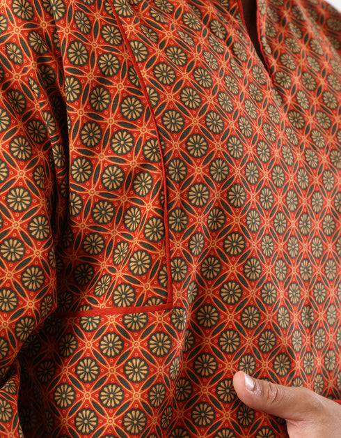 Printed cotton Tunic shirt