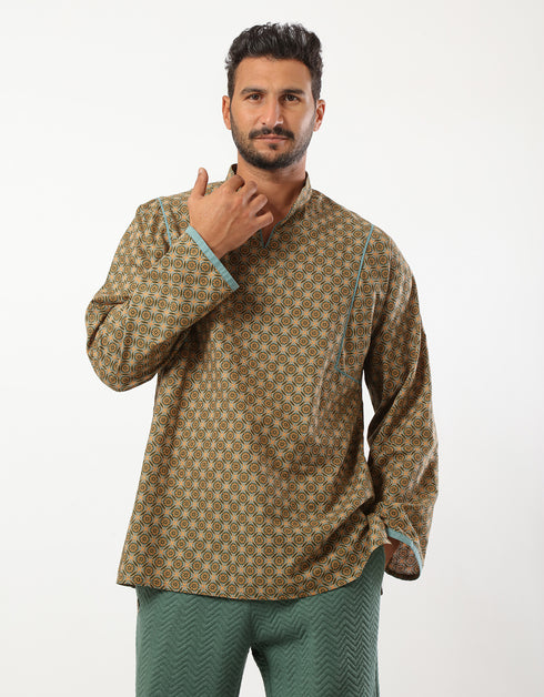 Printed cotton Tunic shirt