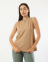Reversible jacquard tank top