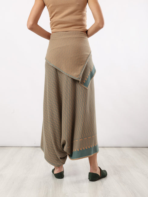 Patterned Jacquard skirt