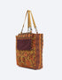 Printed padded bag with a small pouch