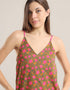 Tank Top with adjustable thin straps