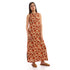 Long cotton printed dress