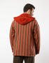 Reversible fur hooded jacket