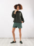 Printed milton sweatshirt with hoodie