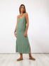 Hand embroidered cotton dress