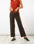 Reversible jacquard pants