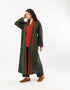 Quilted long coat