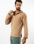 Jacquard hooded sweater