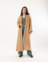 Quilted long coat