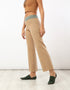 Reversible jacquard pants