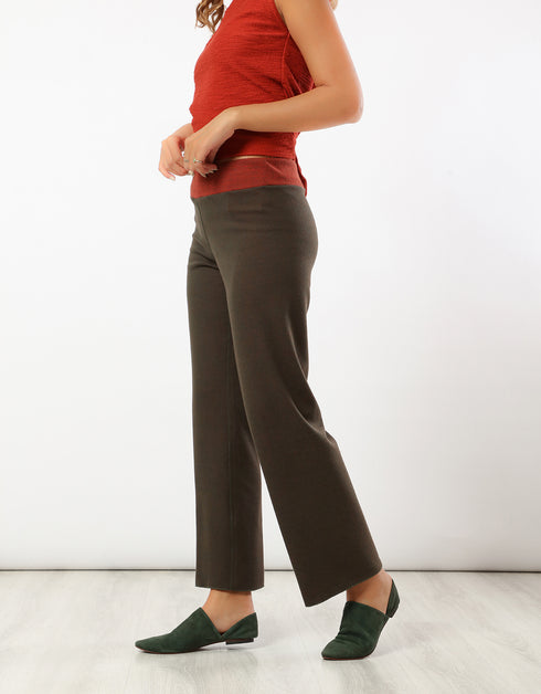 Reversible jacquard pants