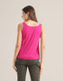 Sleeveless tank top with round neckline