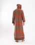 Patterned Jacquard Hooded jellabiya