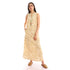 Long cotton printed dress