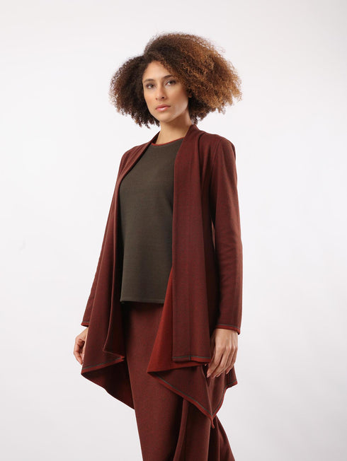 Patterned jacquard jacket