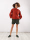 Printed milton sweatshirt with hoodie