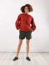 Printed milton sweatshirt with hoodie