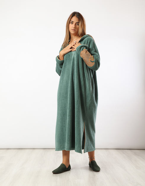 جلبية من الفرو الطويل