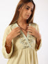 Short sleeves cotton dress