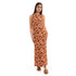 Long cotton printed dress