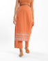 Harem pants with attached apron